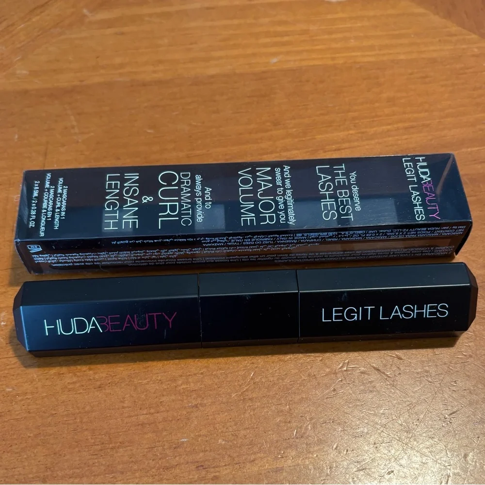 HUDA Beauty Legit Lashes 2-in-1 Mascara